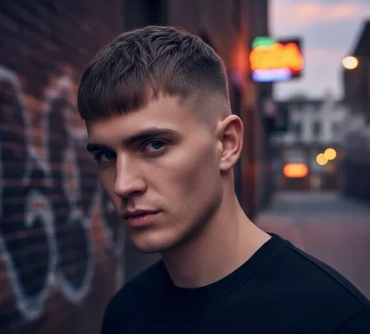 French crop low fade