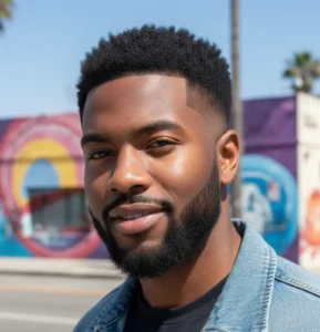 low fade black men