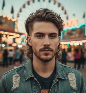 low fade mullet 