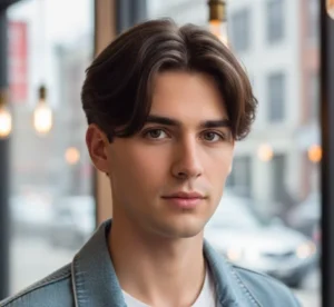 middle part low fade 